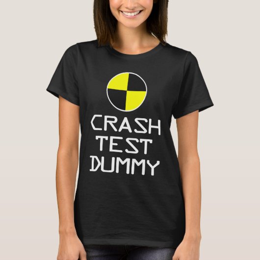 Crash Test Dummy Last Minute Costume Halloween T-shirt (Voorkant)