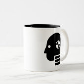 Crash Test Dummy Pictogram Mok (Voorkant rechts)