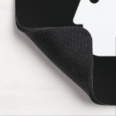 Crash Test Dummy Pictogram Mousepad Muismat (Hoek)