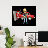 Crash Test Dummy Poster (Thuiskantoor)