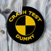Crash Test Dummy Ronde Button 6,0 Cm (In situ)