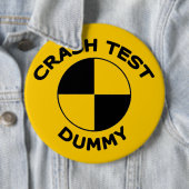 Crash Test Dummy Ronde Button 6,0 Cm (In situ)