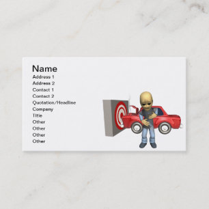 Crash Test Dummy Visitekaartje