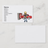 Crash Test Dummy Visitekaartje (Voorkant / Achterkant)