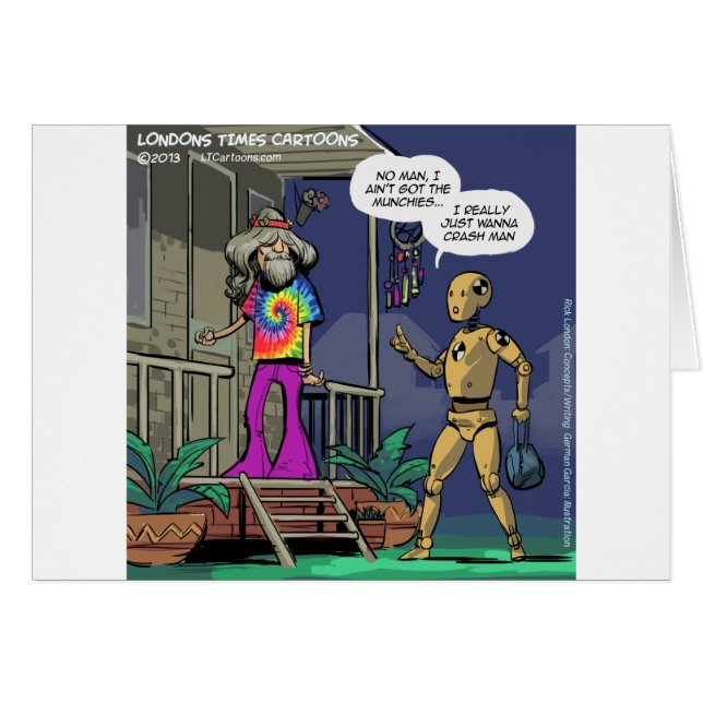 Crash Test Hippie Funny (Voorkant Horizontaal)