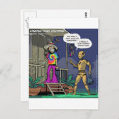 Crash Test Hippie Funny Briefkaart (Voorkant / Achterkant)