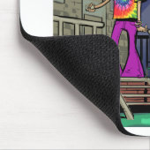 Crash Test Hippie Funny Muismat (Hoek)