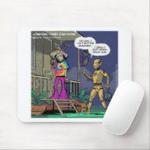 Crash Test Hippie Funny Muismat (Met muis)