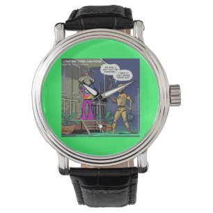 Crash Test Hippie Funny Unisex Horloge