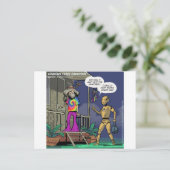 Crash Test Hippie Grappig Briefkaart (Staand voorkant)