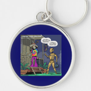 Crash Test Hippie Grappig Sleutelhanger