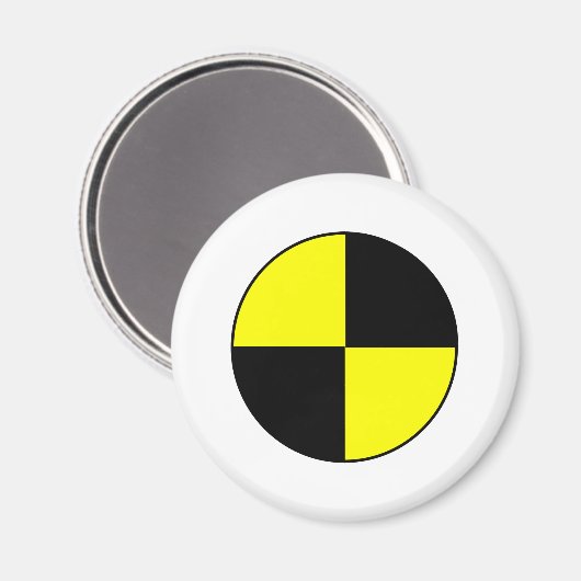 Crash Test Magneet (Voorkant / Achterkant)