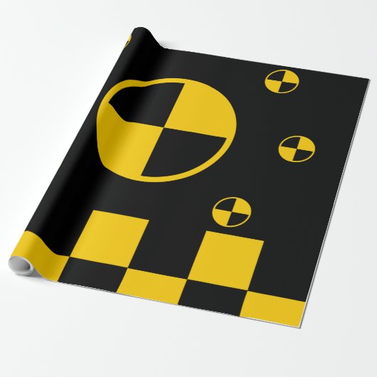 Crash Test Markers Cadeaupapier (Uitgerold)