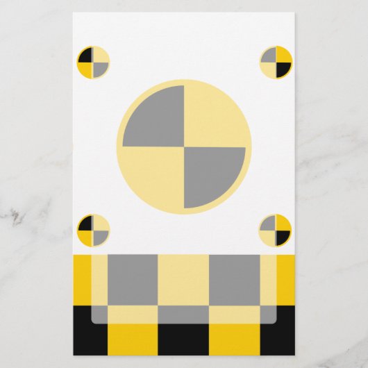 Crash Test Markers Graphics Briefpapier (Voorkant)