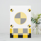 Crash Test Markers Graphics Briefpapier (Staand voorkant)