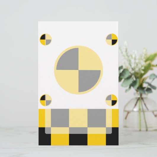 Crash Test Markers Graphics Briefpapier (Staand voorkant)