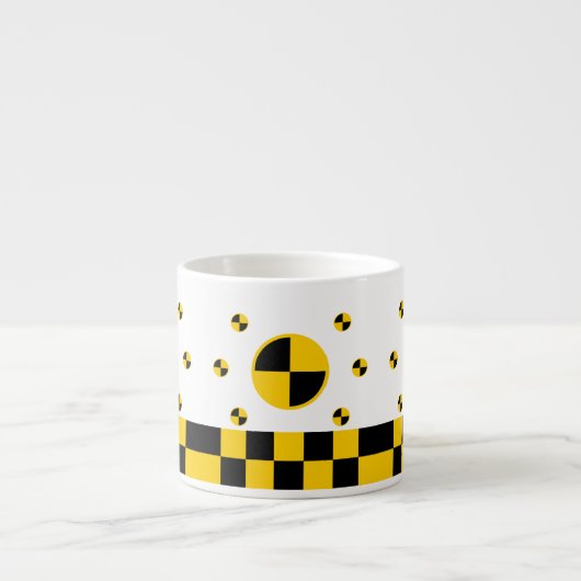 Crash Test Markers Graphics Espresso Kop (Voorkant)