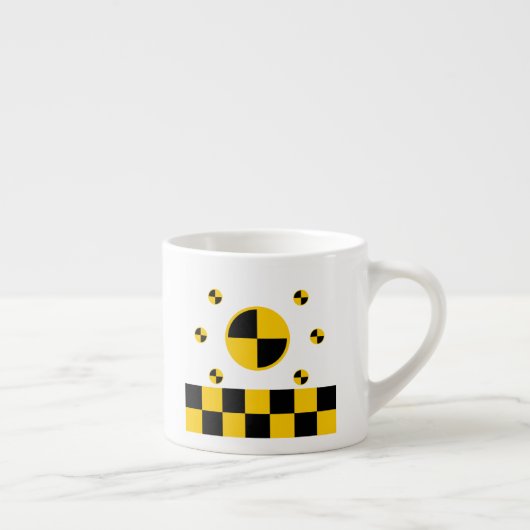 Crash Test Markers Graphics Espresso Kop (Rechts)