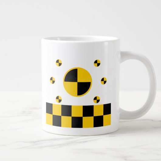 Crash Test Markers Graphics Grote Koffiekop (Rechts)