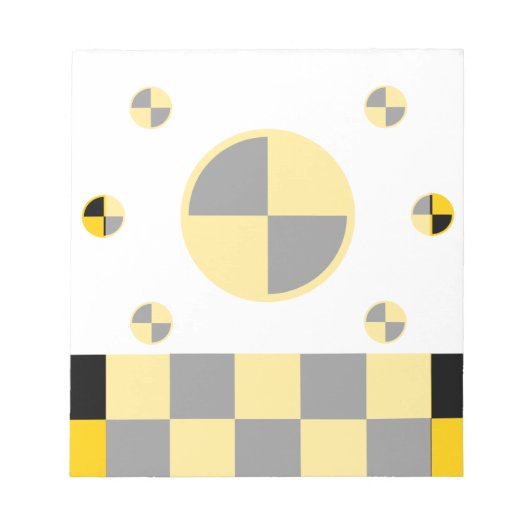 Crash Test Markers Graphics Notitieblok (Voorkant)
