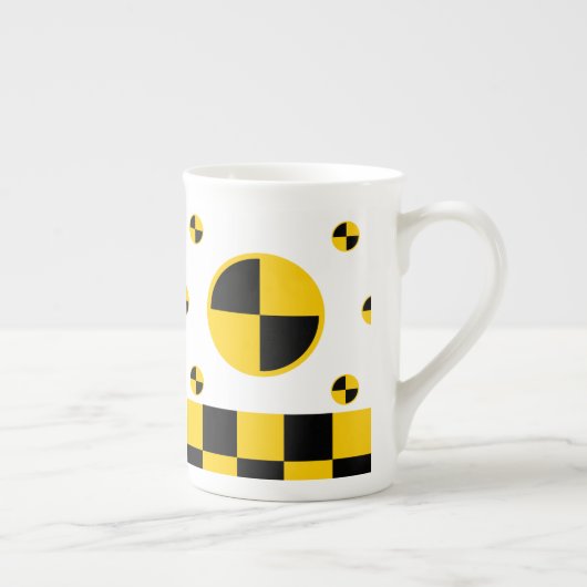 Crash Test Markers Graphics Porselein Kop (Rechts)