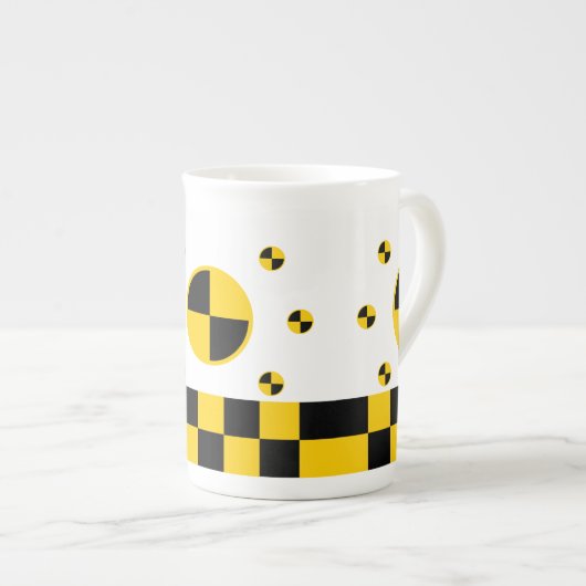 Crash Test Markers Graphics Porselein Kop (Voorkant rechts)