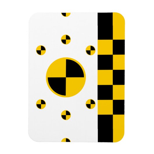 Crash Test Markers Magneet (Verticaal)