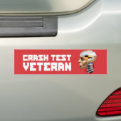 Crash Test Veteran Bumpersticker (Op auto)
