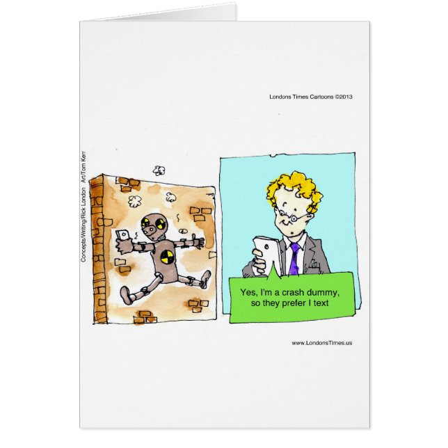 Crash Text Dummy Funny (Voorkant)