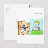 Crash Text Dummy Funny Briefkaart (Voorkant / Achterkant)