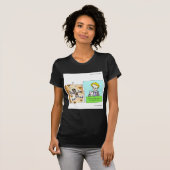 Crash Text Dummy Funny T-shirt (Voorkant volledig)