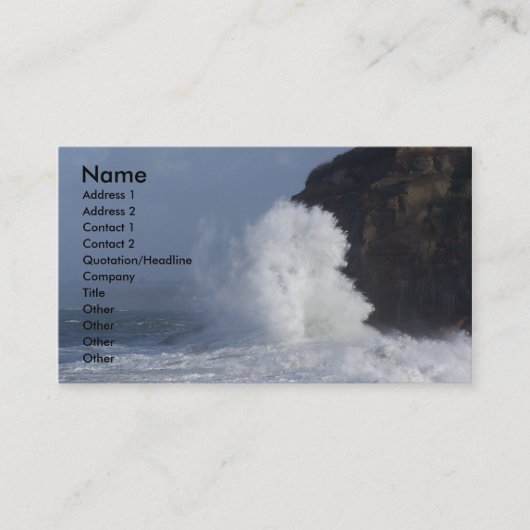 Crash Visitekaartje (Voorkant)