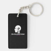 CrashDummyDom Gaming Logo Sleutelhanger (achterkant)
