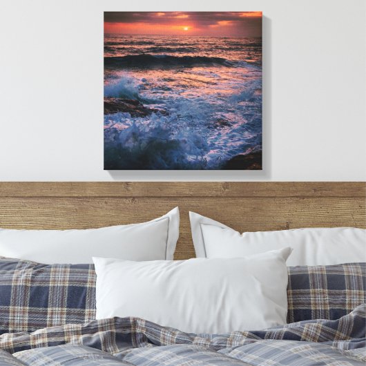 crashen! canvas afdruk (Insitu (Slaapkamer))