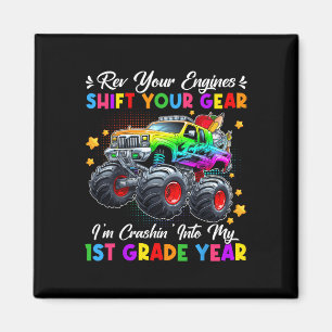 Crashen In Mijn 1e Klas Monstertruck Eerste Dag Magneet