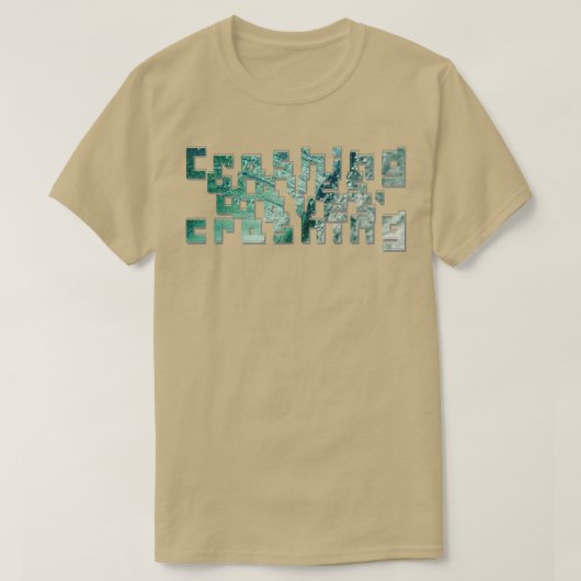 Crashende golven crashen t-shirt (Design voorkant)