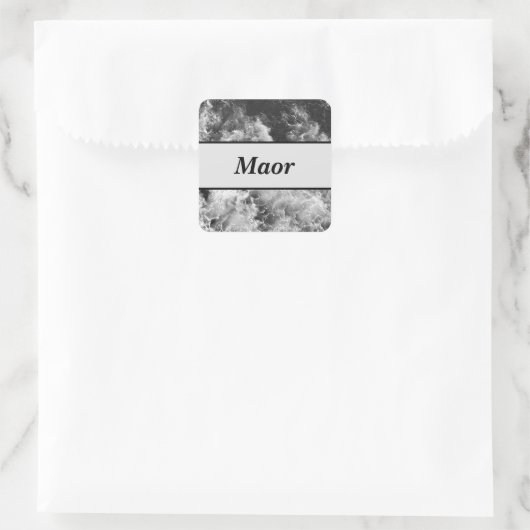 Crashende Marmeren Sticker (Tas)