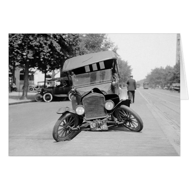 Crashende Oldtimer, 1922 (Voorkant Horizontaal)