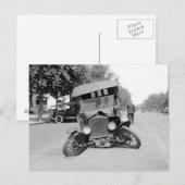 Crashende Oldtimer, 1922 Briefkaart (Voorkant / Achterkant)