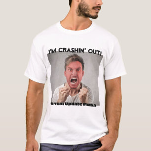 Crashin' Out, Witte Persoon Woede T-shirt