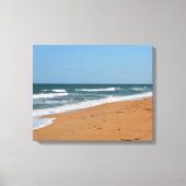 Crashing Beach Waves Seascape Canvas Afdruk (Voorkant)