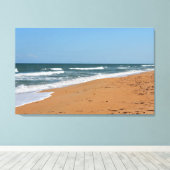 Crashing Beach Waves Seascape Canvas Afdruk (Insitu (Houten vloer))