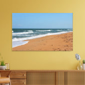 Crashing Beach Waves Seascape Canvas Afdruk (Insitu (Woonkamer))