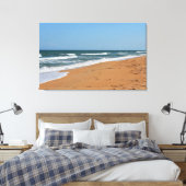 Crashing Beach Waves Seascape Canvas Afdruk (Insitu (Slaapkamer))