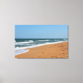 Crashing Beach Waves Seascape Canvas Afdruk (Voorkant)