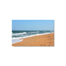 Crashing Beach Waves Seascape