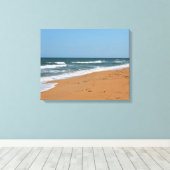 Crashing Beach Waves Seascape Canvas Afdruk (Insitu (Houten vloer))