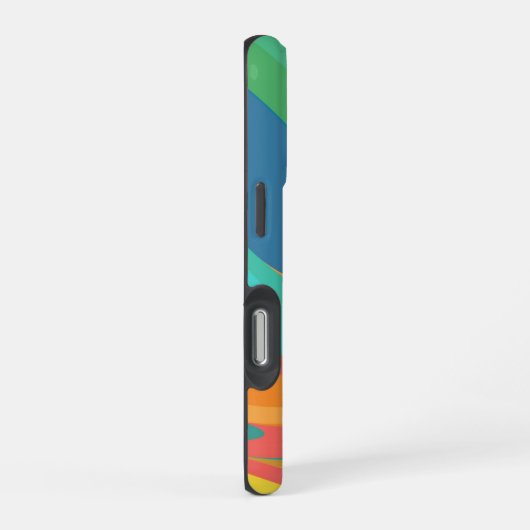 Crashing-kleurgolven iPhone Hoesje (Rechterkant)