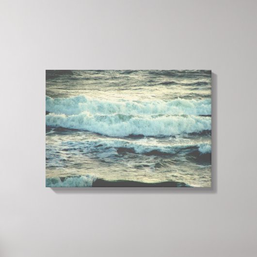 Crashing Ocean Waves Canvas Wrap (Voorkant)