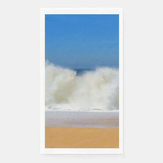 Crashing Ocean Waves Guest Paper Napkin Servet (Voorkant)